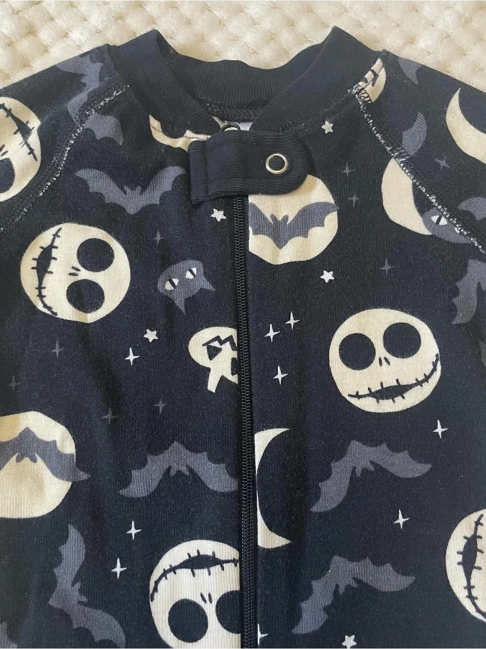 Hanna Andersson Disney Nightmare Before Christmas Jack Skellington one piece